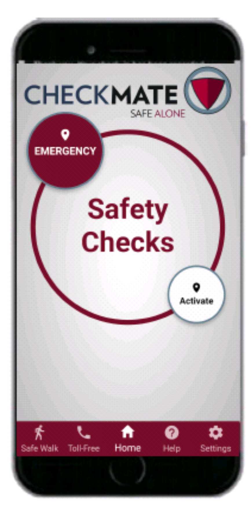 CheckMate Phone with Activate button CheckMate Phone